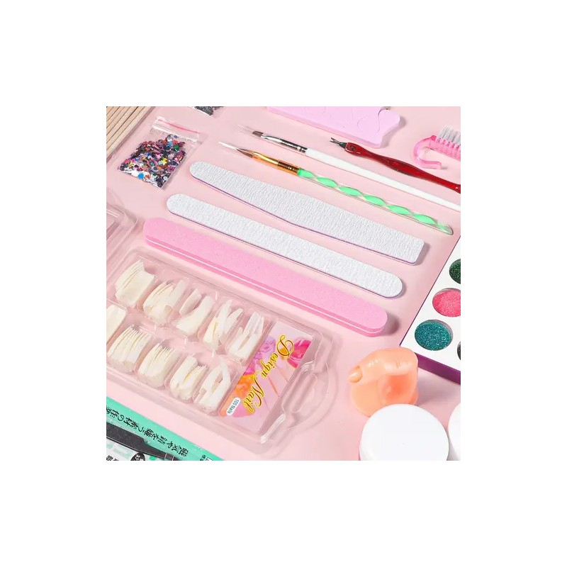 Kit Profesional De Uñas Acrílicas Monómero Líquido