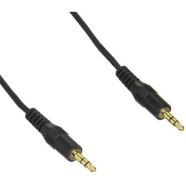 Lumen Audio Cable [3.3ft] [Male to 3.5mm Stereo Mini Plug] SAV-AC1M Black