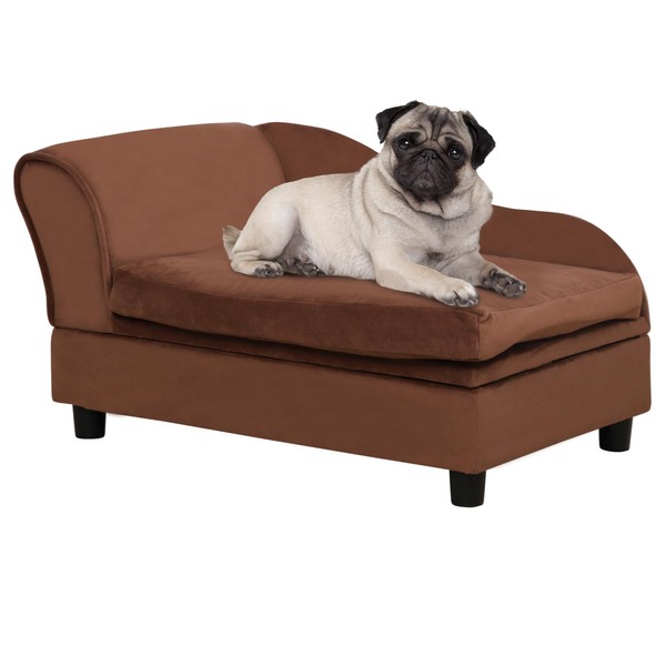 PawHut Luxury Fancy Dog Bed for Small Dogs with Hidden