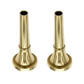2pcs Alto Trombone Copper Mouthpiece Professonal Gold Plated Shank Mouthpiece with Superior Sound for Instrument Accessories
