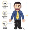 25" George, Peach Dad/Businessman, Full Body, Ventriloquist Style Puppet