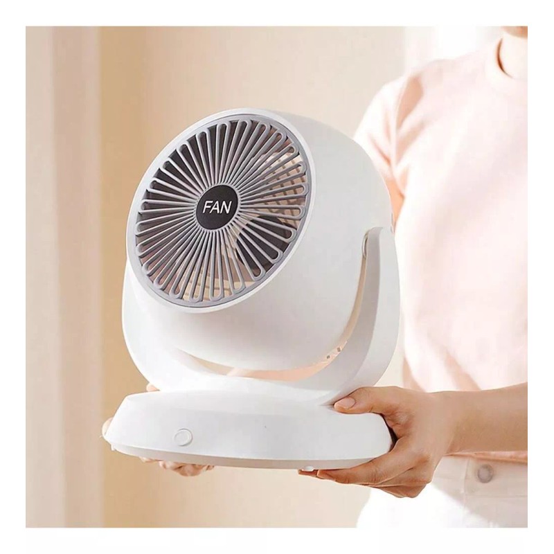 NewWay Ventilador Aire De Escritorio Cargo Usb De La Oficina