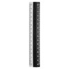 sourcing map Straight Ruler 15cm Metric Plastic Aluminum Alloy Protractor