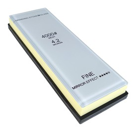 Glass Sharpening Stone, whetstone, Knife Sharpening Stone,Single Side Sharpening Knife Stone Oilstone (4000)