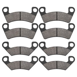 Front & Rear Brake Pads for Arctic Cat Textron Wildcat XX 2018-2024 Wildcat 1000 XXT LTD 2019 Prowler Pro Crew XT 2019-2024 Cushman Hauler 1000 4x4 Crew and EPS Diesel 2019-2020