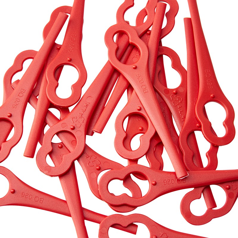 Alm Clip On Blades, (BQ026) Red , Pack of 20