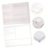 Ciieeo 2pcs Transparent Drawer Organizers Multi-function Storage Boxes for Home