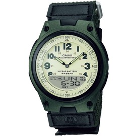 Casio Collection Standard Digital/Analog Combination Series Wristwatch, khak