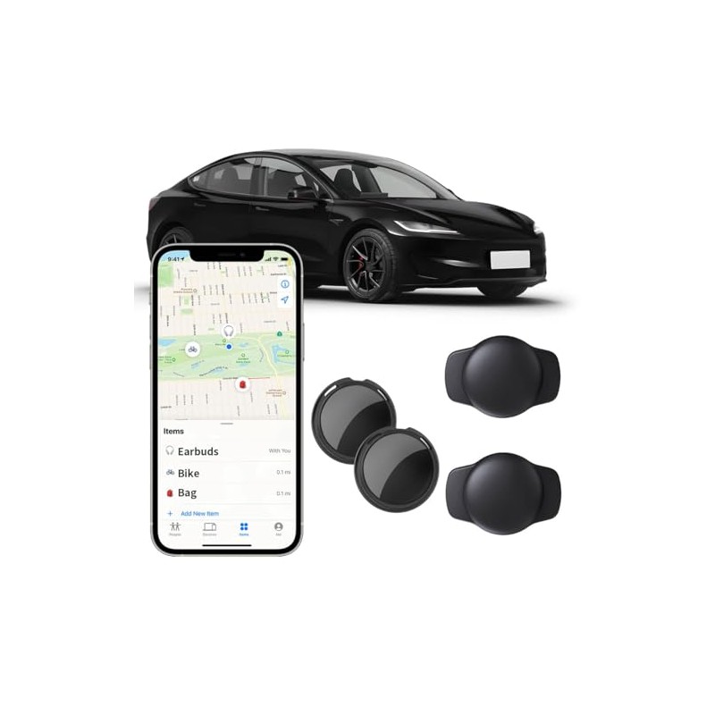 2 Pack Mini GPS Tracker for Vehicles - Apple Find