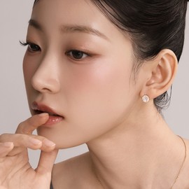 [Exclusive] Gold & Deer 14K GF Pave Cubic Stud Earrings Yellow Gold / [단독] 골드앤디어 14K GF 파베 큐빅 스터드 귀걸이 옐로우골드