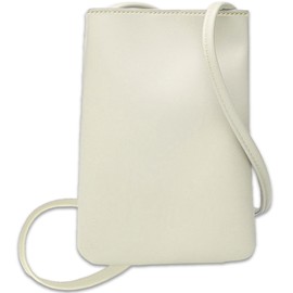 JFOLKS Simple & Stylish Smartphone Crossbody Bag, Storage Capacity, Compact, Portable Pouch, Women's, Crossbody Shoulder Bag, Lightweight, PU Leather, white