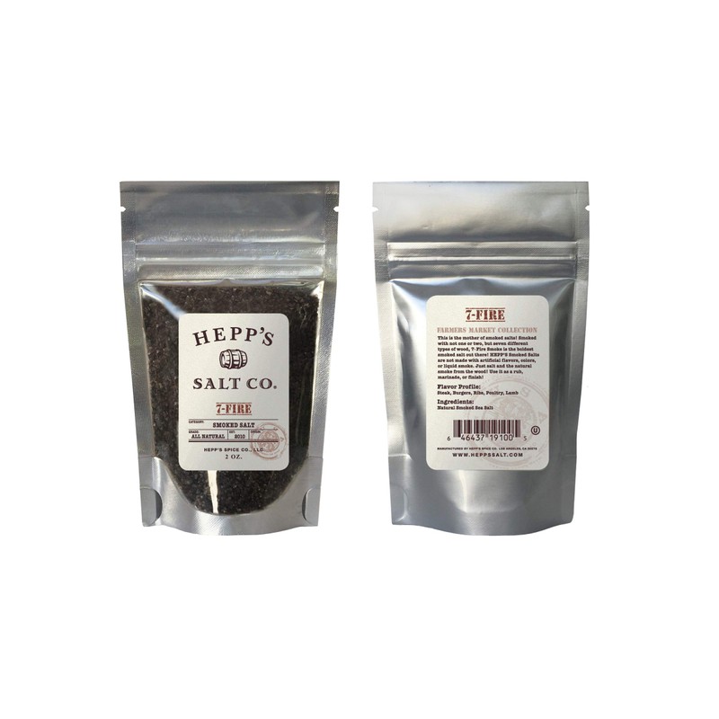 7- Fire Smoked Sea Salt 2. oz Pouch