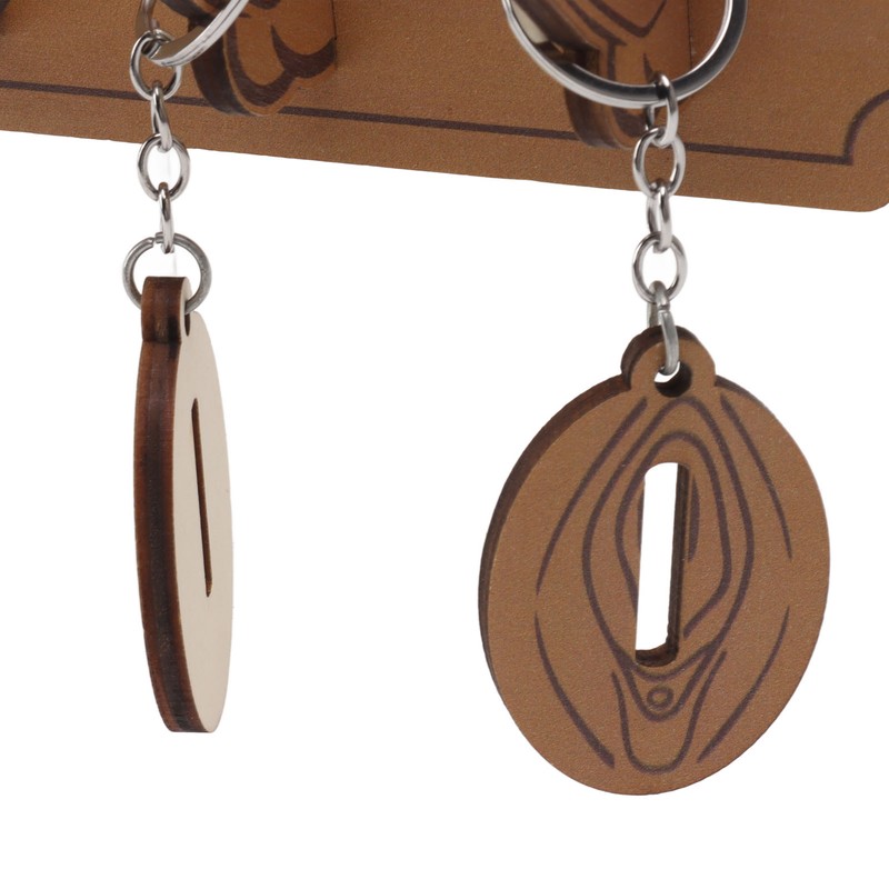 Key Holder Rack 4 Hook Cute Pendant Poplar Wooden Key