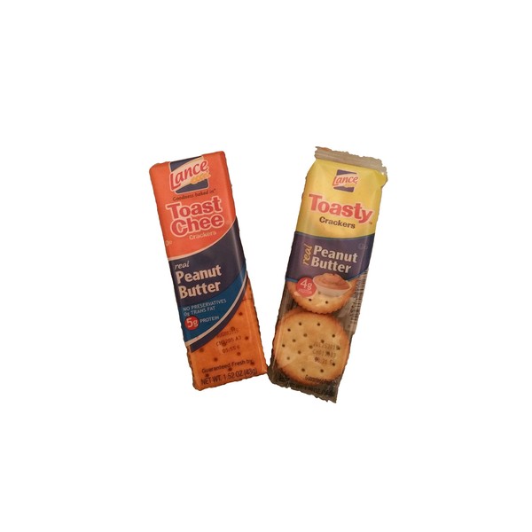 Lance Peanut Butter Sandwich Crackers Combo - Toast Chee & Toasty (20 packs of each)