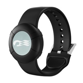 MAKCPOIMER Princess Medallion Sport Band Accessory, Silicone Wristband for holding Carnival Ocean Medallion, fit Women（Black）