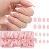 120 Piezas Uñas Postizas, Uñas Postizas Cortas, Uñas Press On