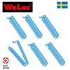 WeLoc CLIP-it PA70mm Blue, Set of 6