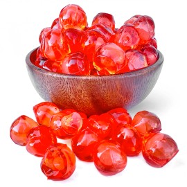 NY Spice Shop Peach Fruit Filled Gummy Soft Gummy Juicy Candies Weight 8oz TO 5lb - 1lb