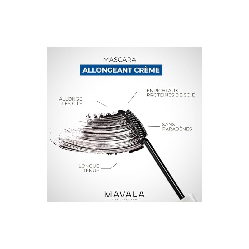 Mavala Mascara Creamy, Brown, 0.32 Ounce