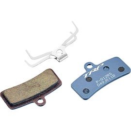 TRP 4-Piston Replacement Pads, One Pair for One Wheel, Compatible with All TRP 4-Piston Brakes, Available in Performance Resin, Semi-Metallic, and Sintered Metallic. Caliper Spring Included.
