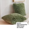 LIFEREVO Pack of 2 Shaggy Plush Faux Fur Throw Pillow
