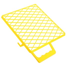 Operitacx Paint Bucket Grid Durable Plastic Paint Filter and Tray Liner with Efficient Grid Design and Roller Use