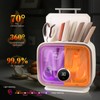 XXV 17Pcs Knife Set with Block & Sharpener,Kitchen Knives Block