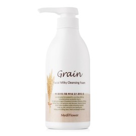 Grain Facial Milky Cleansing Foam 500ml Natural/Hypoallergenic/Large Size/Milky Type/Moisturizing Cleansing Foam / 곡물 페이셜 밀키 클렌징 폼 500ml 자연유래저자극대용량밀키타입촉촉한클렌징폼