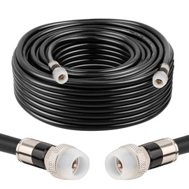 MOOKEERF RG6 Coaxial Cable 75FT,Coaxial Cable Low Loss RG6 75 Ohm with Waterproof Rubber Boot F Type Connectors,RG6 Coax Cable for Digital TV Aerial,High-Speed Internet,Broadband,Satellite,ect.