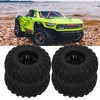 4Pcs RC Wheels And Tires Set 125mm Front Rearwheels with