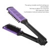 Clamp Flat Brush Double Sided Hair Straightening Artificial Bristle Splint