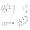 USB 5V Mini Size Solenoid Lock Metal Housing Electric Lock