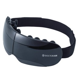 ドクターエア 3Dアイマジックタッピング REM-05 ブラック 本体＋延長保証4年セット ／ 目元ケア ヒーター 充電式 花粉による目元ケア