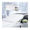 LoyaForba Car Magnetic Windshield Snow Cover, 4 Layers WAaterproof Windproof