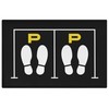 Trendation - Schuhparkplatz Doormat Funny Idea Door Mat Parking Space