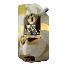 Ouro 4 Piezas Shampoo Matizador Ouro 900 Ml
