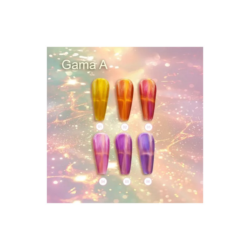 Miss Cherry Gel Semipermanente Ojo De Gato Golden Colors