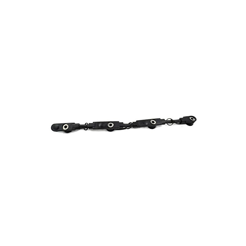 One New 21" Overmolded Four-Battery Harness Assembly, Black Deka/East Penn