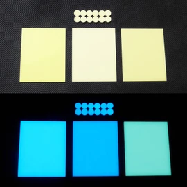 Luminlay top inlay material / 45mm55mm/ 2mm thickness (XBT (glow Blue))