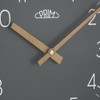 PRIM Grey Wooden Wall Clock Wall Clock Will Satisfy Everyone,