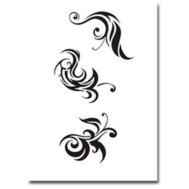 Airbrush Tattoo Stencil 308 Mylar Foil Reusable