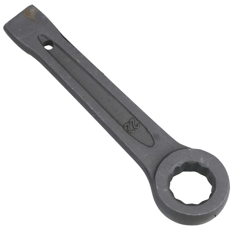 22mm Slogging Box End Striking Ring Wrench Spanner Bi-Hex 12