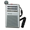 Panasonic RF-NA17RA-S FM/AM 2-Band Commuter Radio, Silver