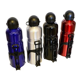 all-around24 Cycling Water Bottle with Bottle Cage, 750 ml BPA-Free Aluminium Sports Bottle, blue