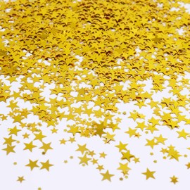 ParPix Star Confetti Birthday Decoration, Glitter Stars Confetti Birthday, Gold Star Christmas Table Decoration, Confetti Glitter Stars Sequins, Confetti Confetti Decoration for Christmas, Wedding