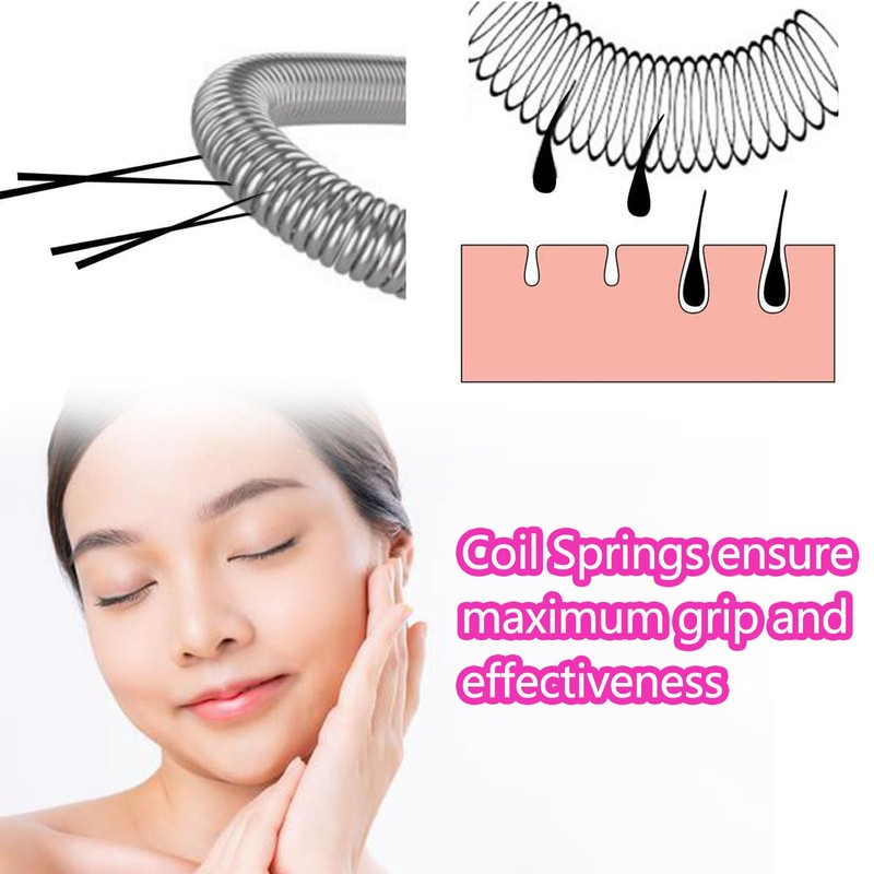 2 Pieces Facial Hair Remover Spring Multifunctional Threading Beauty Tool