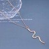 Inateannal Punk Snake Necklace Gold Snake Choker Necklace Serpent Pendant