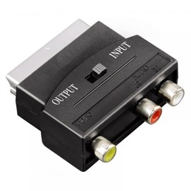 Mr. Gadget's Solutions SCART to 3 x RCA (Phono) & S-Video Adapter, Switchable Composite AV Connector Cable Adaptor Changer, Audio/Video