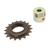 Single Speed Bike Freewheel 18T Threaded Bicycle Freewheel with 13mm