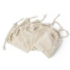 iMilli Organic Cotton Soap Foam Net, 6 Pieces, Natural / 아이밀리 유기농 면 비누거품망, 6개, 네추럴